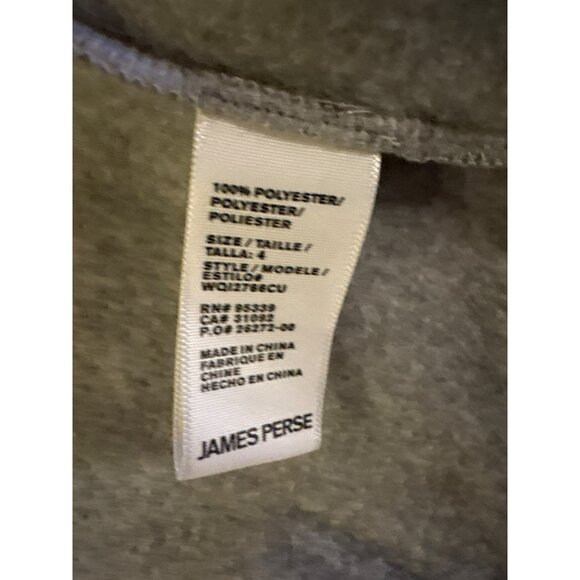 NWT Standard James Perse Heather Gray Open Front Cardigan Size 4 - Picture 6 of 8
